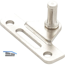 LAMP� Adapter NSD f�r Alurahmenprofil schmal, Stahl vernickelt