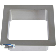 LAMP� Einwurfrahmen eckig 108 x 108 mm Edelstahl