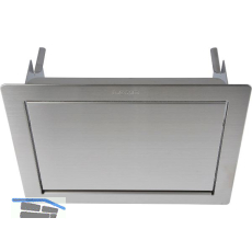 LAMP� Einwurfklappe ged�mpft eckig 218 x 164 mm Edelstahl