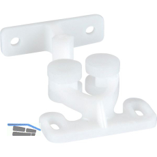 LAMP� Rollenschnapper RC6901, 21,6 Newton, Kunststoff wei� transparent