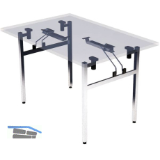 CORBETTA Klapptischgestell Flexo 3, Breite 600 mm, verchromt