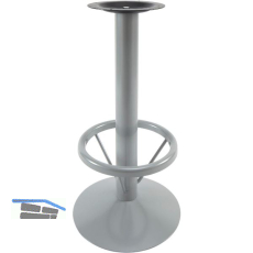 Barhockergestell Lienz - silberfarbig beschichtet