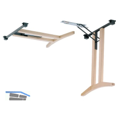 Klapptischgestell 820 - Buche roh/schwarz beschichtet