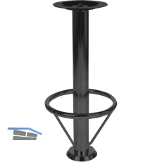 Barhockergestell Pisa 2 - schwarz
