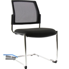 TOPSTAR Besucherstuhl BtoB 20 Netz chrom/schwarz