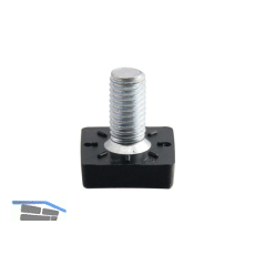 H�henverstellschraube Teller quadratisch Gewinde M8 x 15