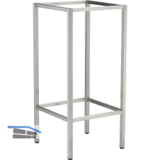 S�ulenstehtischgestell Barcelona - silberfarbig beschichtet