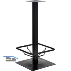 Plattenstehtischgestell Fu�st�tze Bayreuth 1 - schwarz beschichtet