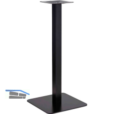 Plattenstehtischgestell Coburg - schwarz beschichtet