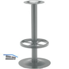 Barhockergestell Wiesbaden - silberfarbig beschichtet