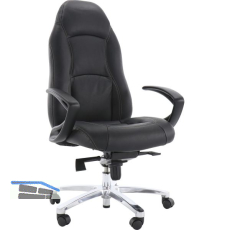 TOPSTAR B�rodrehstuhl RS 1 Echtleder/Kunstleder schwarz