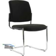 TOPSTAR Besucherstuhl BtoB 20 Polster chrom/schwarz