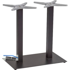 Platten-Tischgestell Salzach 2 schwarz beschichtet
