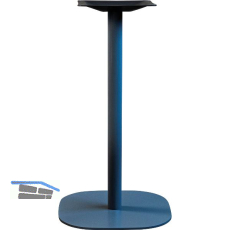 Plattentischgestell Slim, H�he 720, Bodenplatte 390x390, Stahl RAL-Farbe