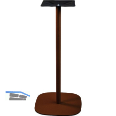 Tischgestell Slim, H�he 1070, Bodenplatte 485x485, Stahl RAL-Farbe