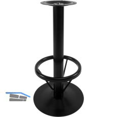 Barhockergestell Filzmoos - schwarz beschichtet