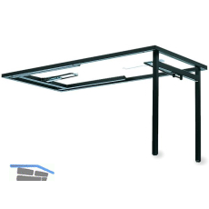 Klapptischgestell 805 - schwarz beschichtet