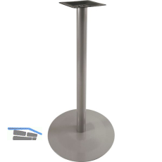 Plattenstehtischgestell Rondal 1 - Edelstahl matt geschliffen