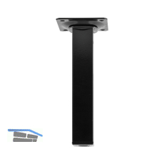 ELEMENT SYSTEM M�belfu� Quadratrohr 25 x 150 mm Stahl schwarz