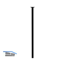 ELEMENT SYSTEM M�belfu� Quadratrohr 25 x 700 mm Stahl schwarz