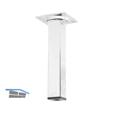 ELEMENT SYSTEM M�belfu� Quadratrohr 25 x 100 mm Stahl verchromt