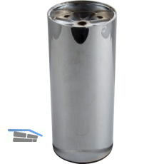 Dekorfu� Fu� � 80 mm, L�nge 190 mm, M10-Innengewinde, Stahl verchromt