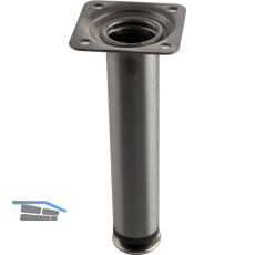 Dekorfu� Fu� � 30 mm, L�nge 160 mm, Stahl, Edelstahl Effekt