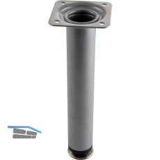 Dekorfu� Fu� � 30 mm, L�nge 190 mm, Stahl silber RAL 9006