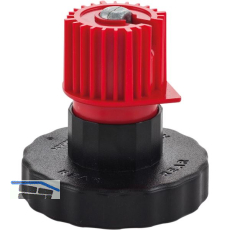 CAMAR Sockelverstellfu� Unicomatic 60 mm Kunststoff schwarz/rot