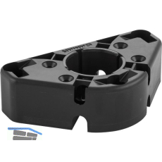 CAMAR Oberteilgleiter Unico Einschrauben Kunststoff schwarz