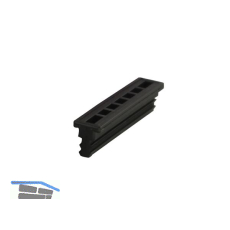 CAMAR Befestigungsplatte Unico Einnuten Kunststoff schwarz