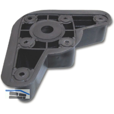 CAMAR Oberteilgleiter Einschrauben Stahl verzinkt/Kunststoff schwarz