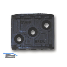 CAMAR Befestigungsplatte Stahl Kunststoff schwarz