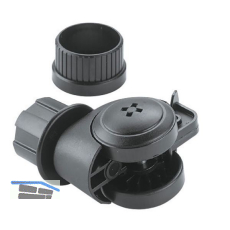 CAMAR M�belrolle zu Tischfu� Zoom zylindrisch, Kunststoff schwarz