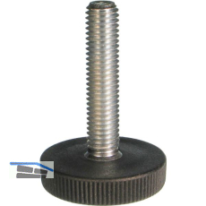 H�henverstellschraube SCH/PA Teller 60 mm M 10 x 34 Kunststoff schwarz