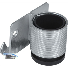 CAMAR H�henversteller zum Einschlagen �28 mm Stahl verzinkt/Kunststoff schwarz