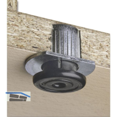 CAMAR H�henversteller zum Einbohren 305, �38, Tragkraft 400KG, Zamak/KS schwarz