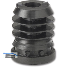 Rohrstopfen f�r H�henversteller mit Sechskantmutter M10 x 25 schwarz