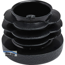 Lamellenstopfen � 42mm Wandst�rke 0,8 - 2,5 mm schwarz