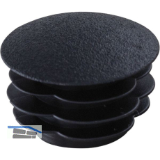 Lamellenstopfen gew�lbt � 38mm Wandst�rke 1 - 3 mm schwarz