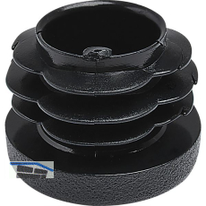 Lamellenstopfen � 18mm Wandst�rke 0,8 - 2,5 mm schwarz