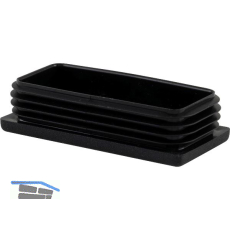 Lamellenstopfen 100 x 80 mm Wandst�rke 3 - 5,5 mm schwarz