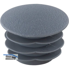 Lamellenstopfen gew�lbt � 20mm Wandst�rke 0,8 - 2,5 mm grau