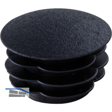 Lamellenstopfen gew�lbt � 22mm Wandst�rke 0,8 - 3 mm schwarz