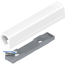 BLUM TIP-ON gerade Adapterplatte 956A1201, Langversion, seidenwei�