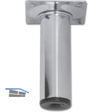 ELEMENT SYSTEM M�belfu� Rundrohr � 30 mm, L�nge 400 mm, Stahl verchromt