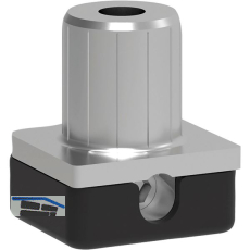 CAMAR H�henversteller zum Einbohren 316, Bohr � 16 mm, Zamak/Kunststoff schwarz