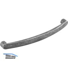 Griff Santiago antik LA 128 mm, Breite 137 mm, ZN verzinnt antik