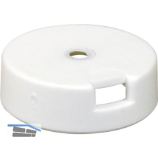 QuickClick Basisteil zum Anschrauben � 20 mm, H�he 7 mm, Kunststoff wei�