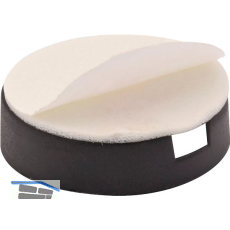 QuickClick Basisteil zum Kleben � 20 mm, H�he 6 mm, Kunststoff schwarz